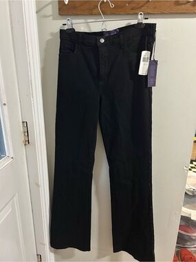 NYDJ Black Wide Leg Jeans